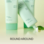 ROUND A'ROUND Comfort Green Tea Calming Sun Cream 50ml+20ml - Image 2