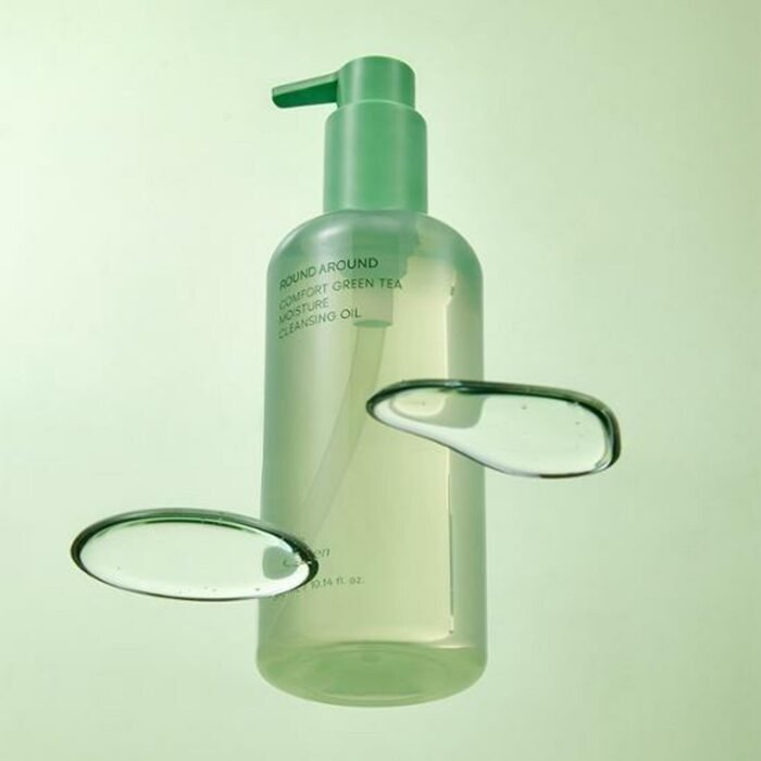 ROUND A'ROUND Comfort Green Tea Moisture Cleansing Oil 300mL