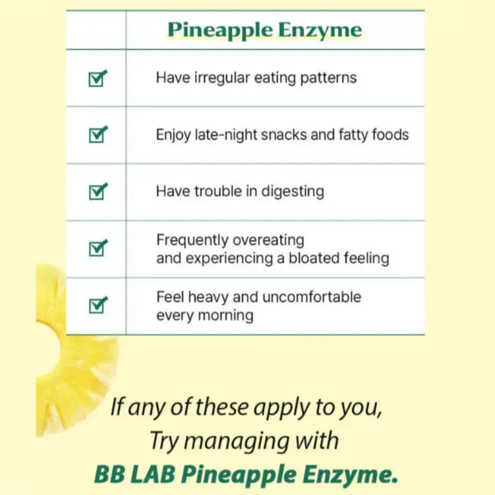 BB LAB Pineapple Enzyme 30 Sticks (30-day supply) - Image 7