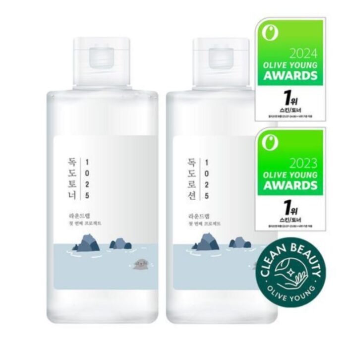 Round Lab 1025 Dokdo Toner and Lotion Set - Image 2