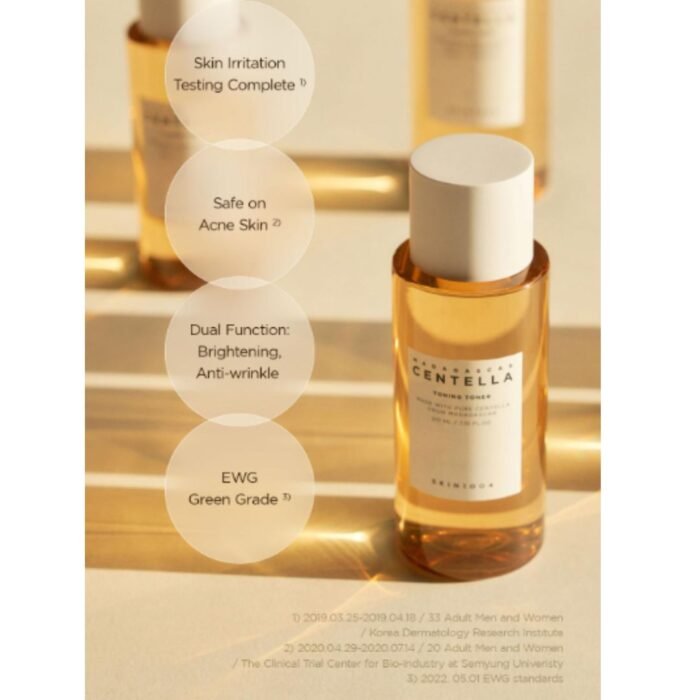 SKIN1004 Centella Toning Toner 210ml – Gentle PHA Exfoliating Toner for Sensitive Skin - Image 3