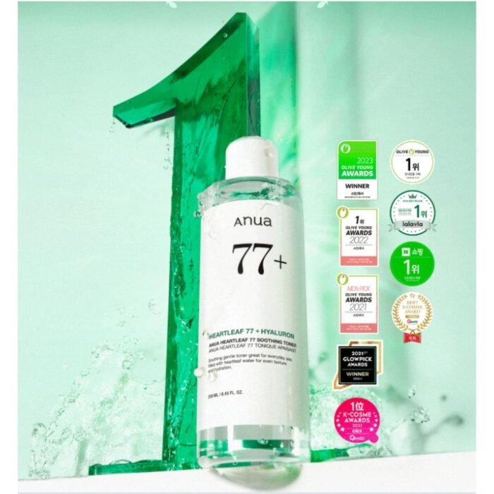 Anua Heartleaf 77 Toner 250ml and Lotion100ml - Image 4