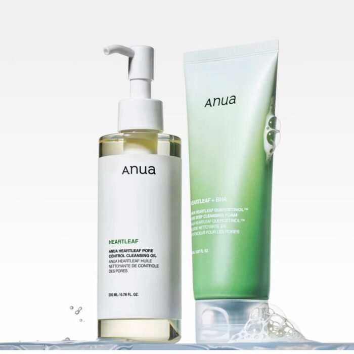 Anua Heartleaf Cleasing Oil 200ml and Cleansing Form 150ml - Image 4