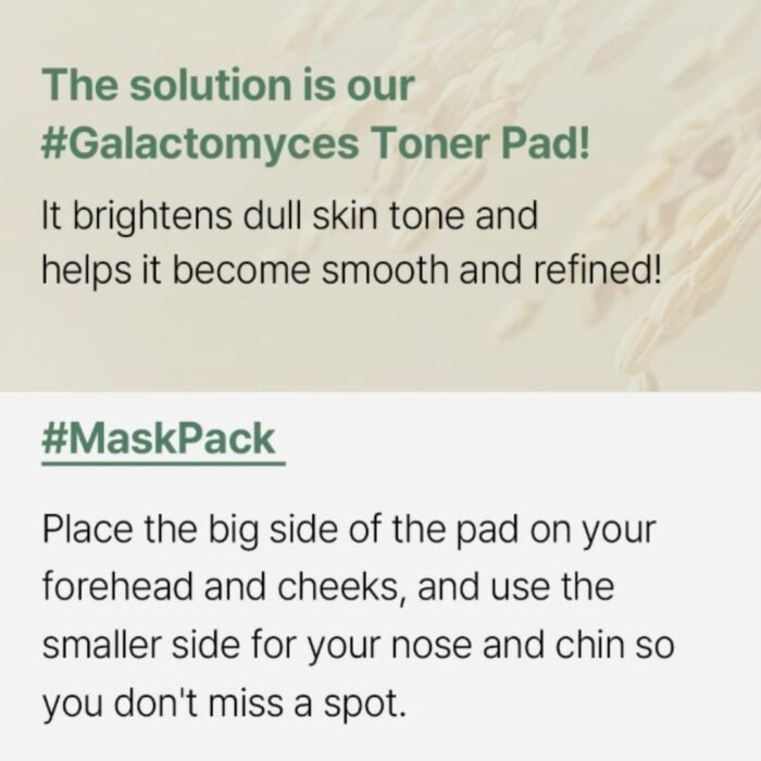 mixsoon Galactomyces Toner Pad 60P - Image 6