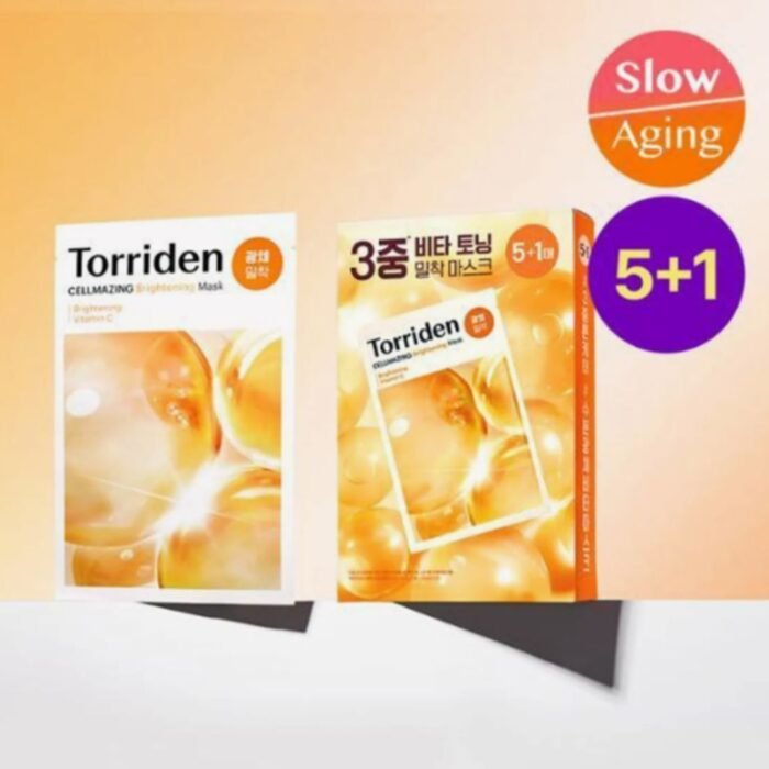 Torriden Cellmazing Vita C Brightening Mask Sheet 5ea Set - Image 1