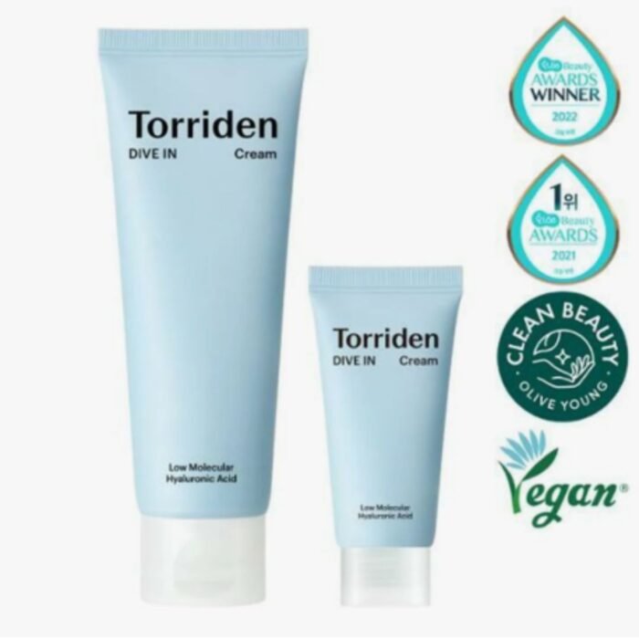Torriden Dive-In Cream Low Molecular Hyaluronic Acid with Sh-EGF 80mL Special Set (Special Gift: 20mL) - Image 2