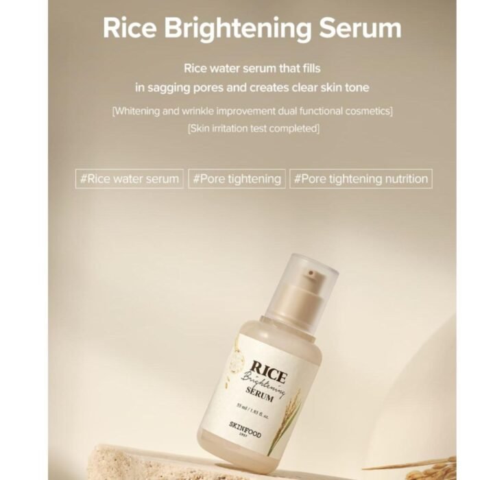 SKINFOOD Rice Brightening Serum 55ml - Image 3