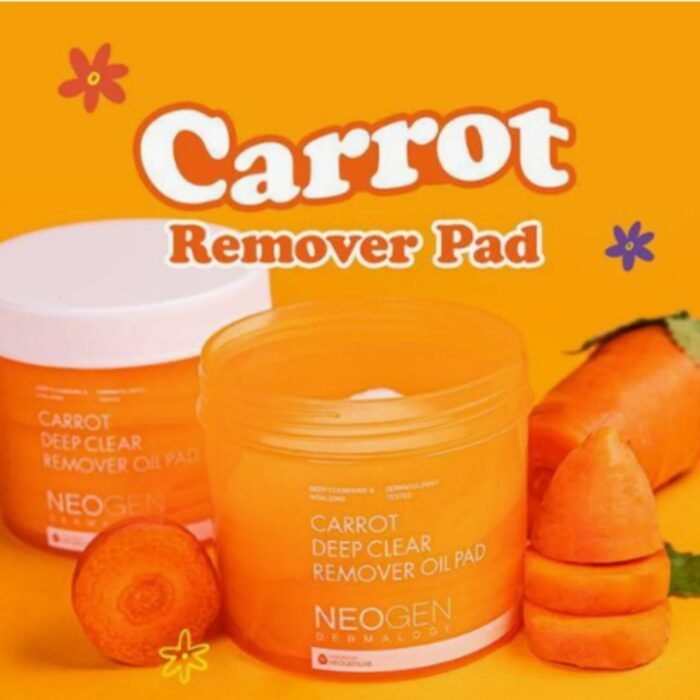 Neogen Dermalogy Carrot Deep Clear Remover Oil Pad 60 Sheets - Image 6