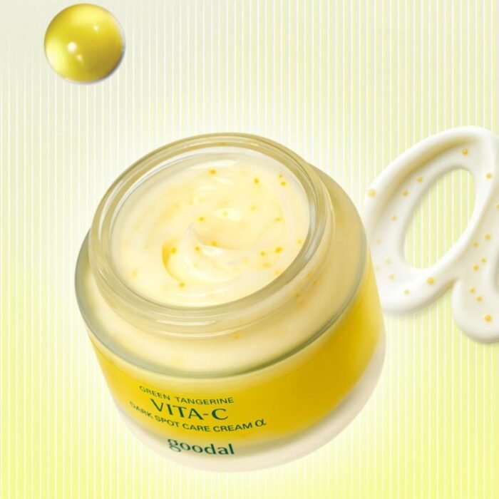 Goodal Green Tangerine Vita C Dark Spot Care Cream Alpha 75ml (Refill Special Set) - Image 3