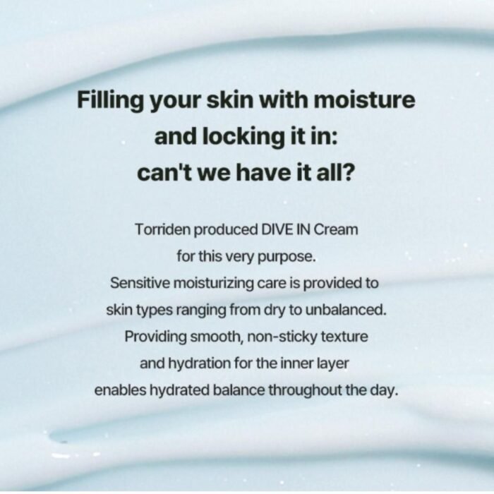 Torriden Dive-In Cream Low Molecular Hyaluronic Acid with Sh-EGF 80mL Special Set (Special Gift: 20mL) - Image 6