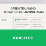 INNISFREE Green Tea Amino Hydrating Cleansing Foam 150g - Image 8