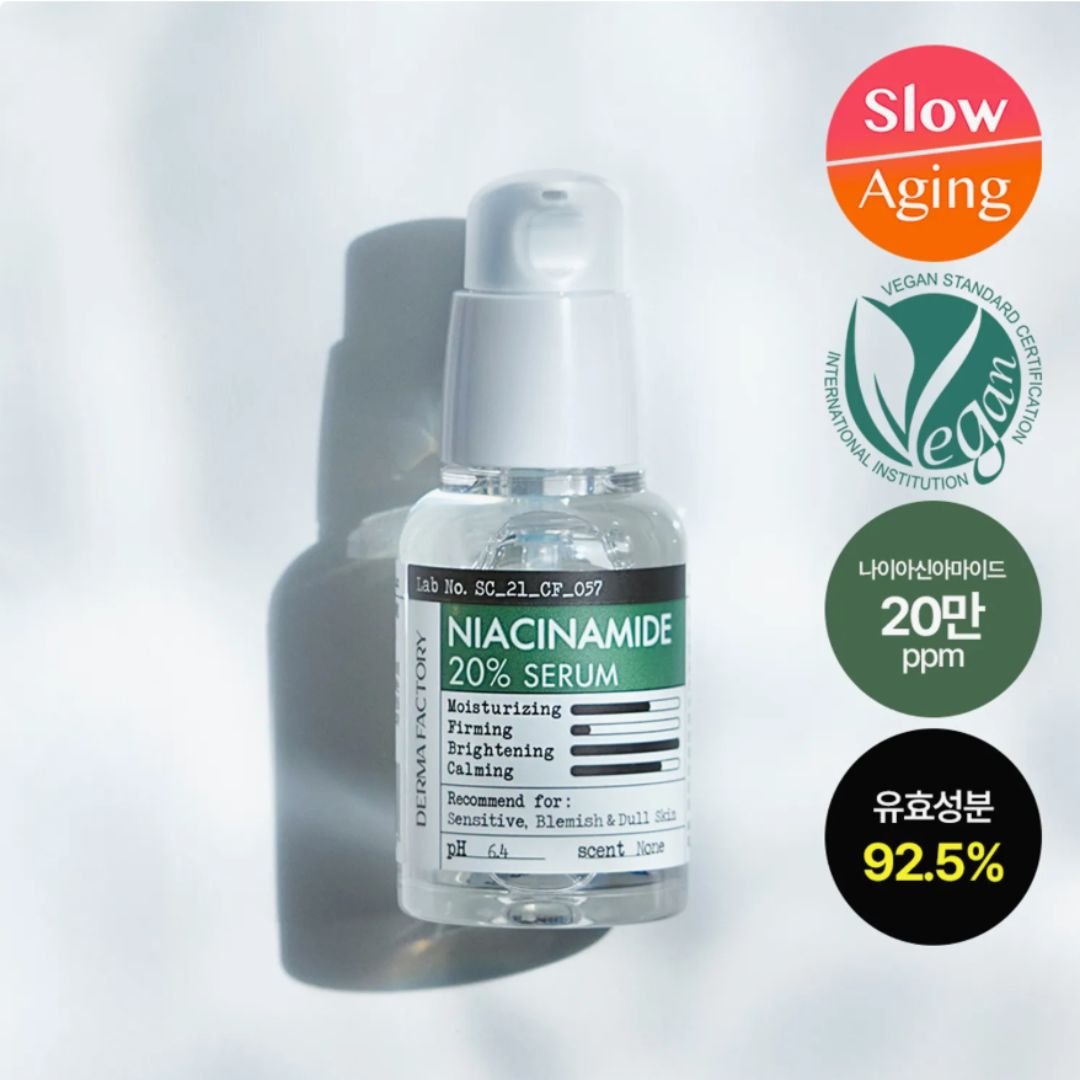 1 DERMA FACTORY Niacinamide 20% Serum 30ml - Image 1