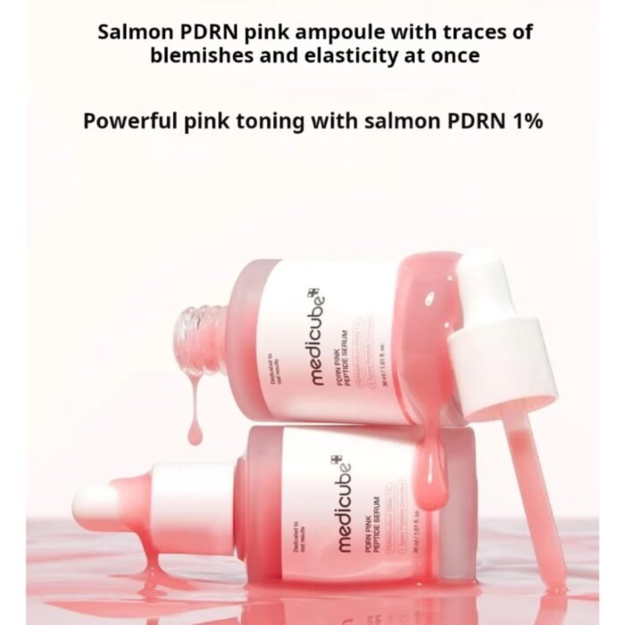 medicube PDRN Pink Peptide Ampoule 30ml Refill Set (+Refill Pack 50ml+Gel Pads 2P(2ea)) - Image 5