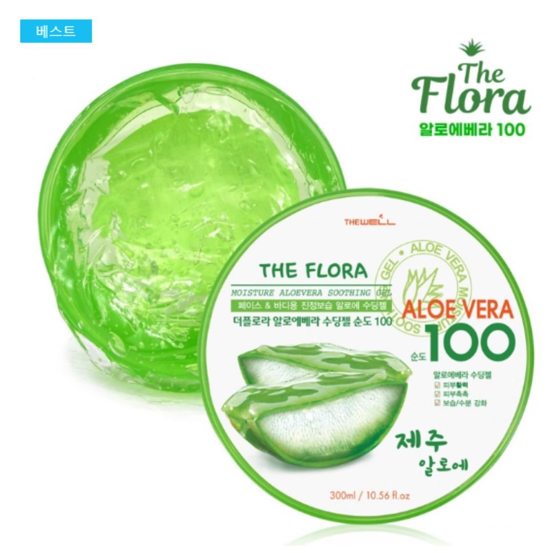1 The Flora Aloe Vera 100% Soothing Gel 300ml - Image 1