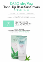 DABO Aloe Vera Tone-Up Base Sun Cream SPF50+ PA++++ 70ml - Image 2