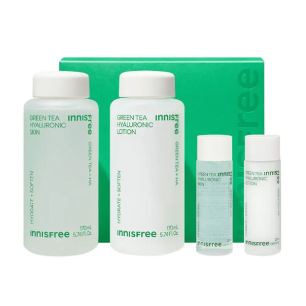 1 INNISFREE Green Tea Seed Hyaluronic Skin Care Set - Image 1