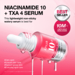 ANUA serum with niacinamide tranexamic acid and arbutin
