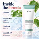 Anua Heartleaf Succinic Moisture Cleansing Foam 150ml - Image 5
