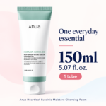 Anua Heartleaf Succinic Moisture Cleansing Foam 150ml - Image 8